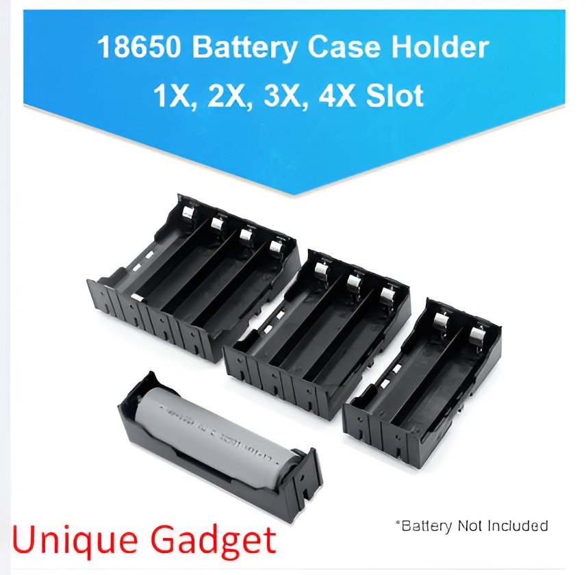18650 Battery Holder Storage Box Case 1X 2X 3X 4X Slot Batteries Container Pointed Hard Pin