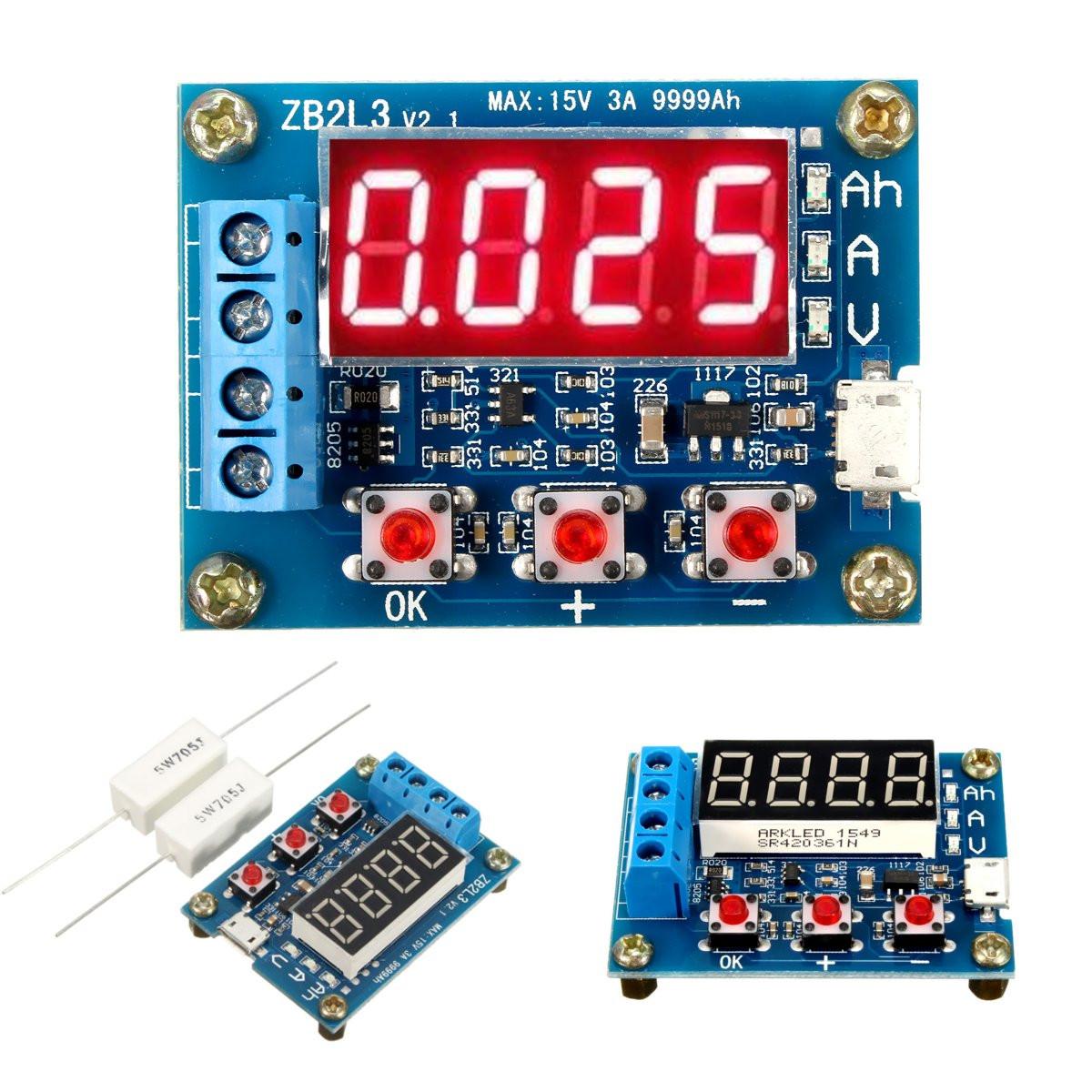 Battery Capacity tester 1.2v-15v ZB2L3 100% Authentic