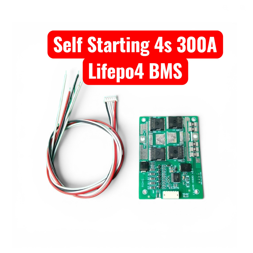 Bike Self-Start BMS 4S 12V 30A LiFePO4 300A High Peak Cranking Protection Board