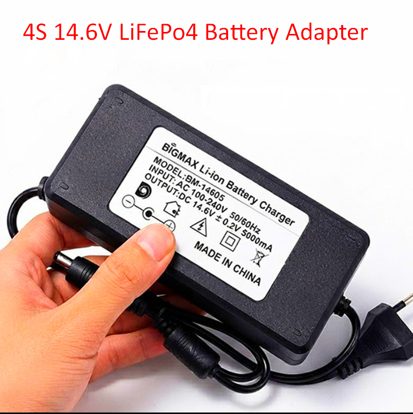 14.6V 5A Bigmax LiFePO4 Battery Charger With Cooling Fan